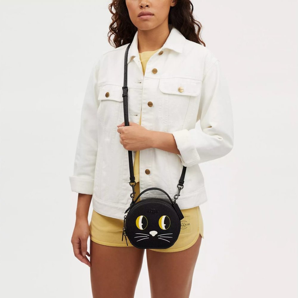 🐱 Coach Canteen Crossbody With Halloween Cat - Picture 5 of 10